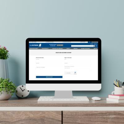 Benefits of Creating An Allfasteners Customer Account